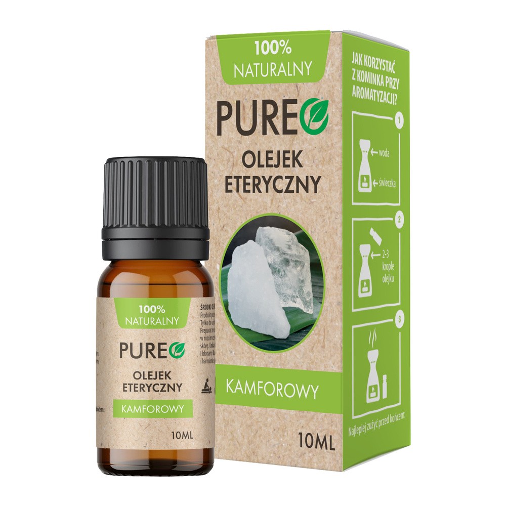PUREO Olejek naturalny eteryczny Kamforowy, 10 ml