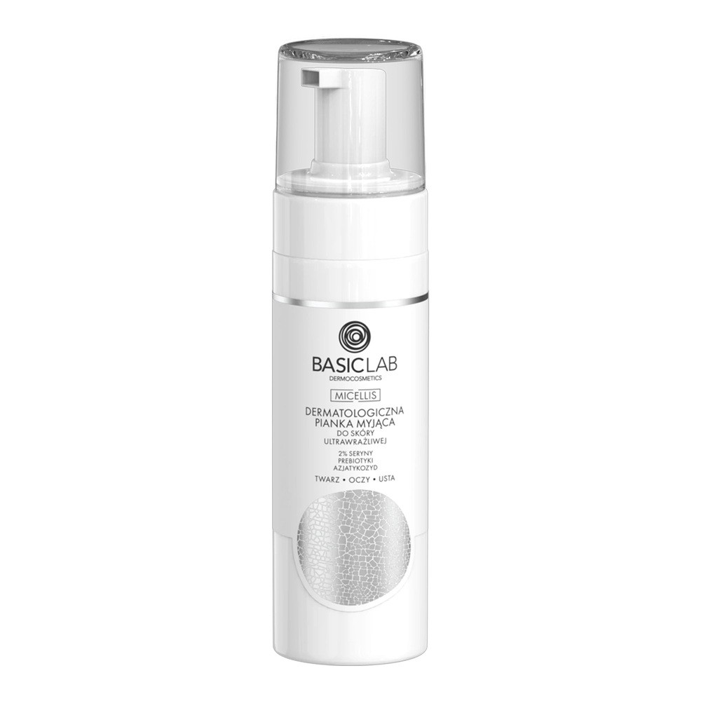 BasicLab Micellis dermatologiczna pianka myjąca do skóry ultrawrażliwej 150ml