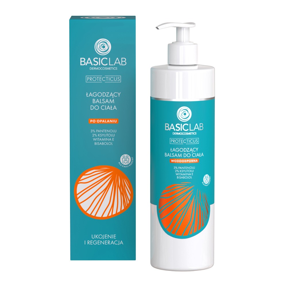 BasicLab Łagodzący balsam do ciała po opalaniu 300 ml