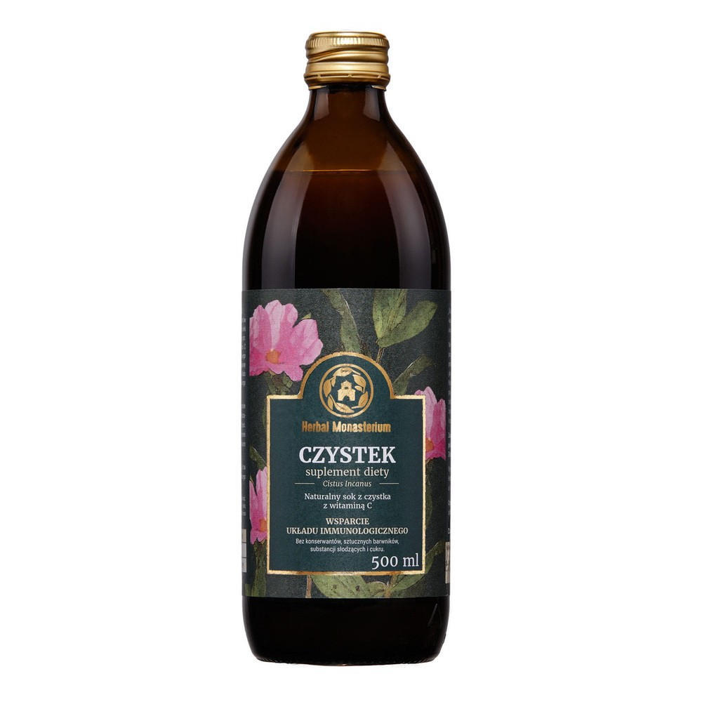 Herbal Monasterium Naturalny sok z czystka 500ml Herbal Monasterium HM5