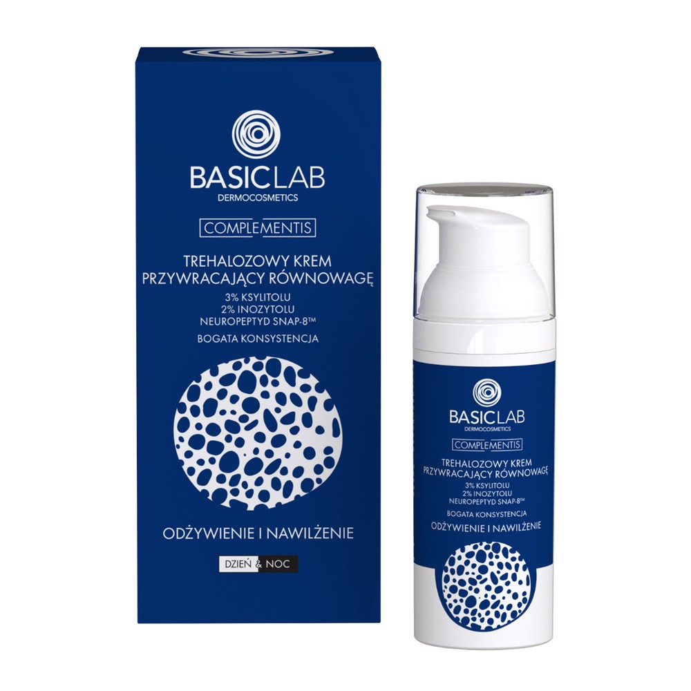 BasicLab Complementis Trehalozowy krem przywracający równowagę bogata konsystencja 50ml