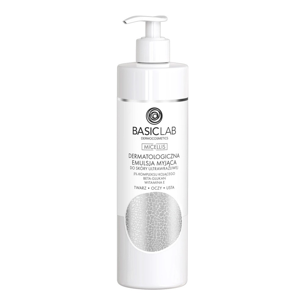 BasicLab BasicLab Dermatological Puryfing Emulsion Emulsja myjąca do skóry ultrawrażliwej 300 ml