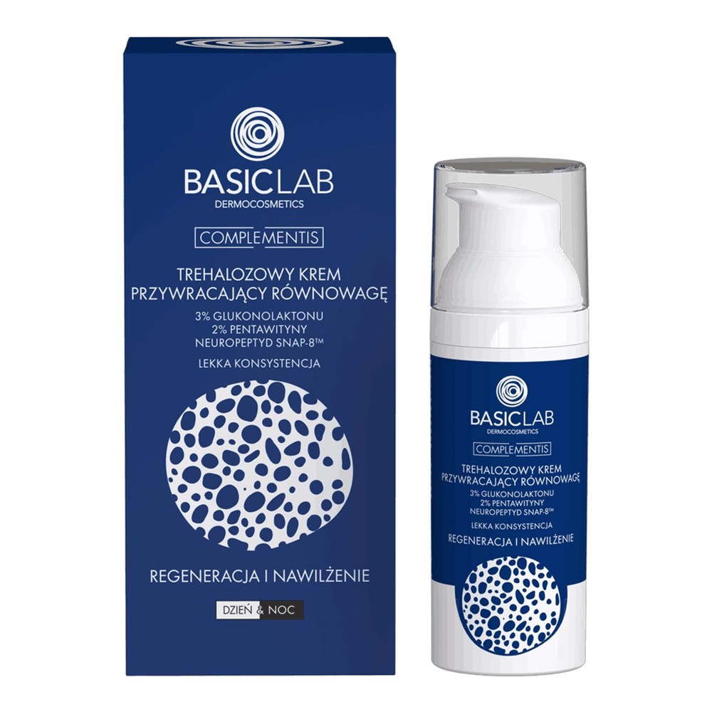 Basiclab complementis trehalozowy krem przywracający równowagę 3% glukonolaktonu 50 ml