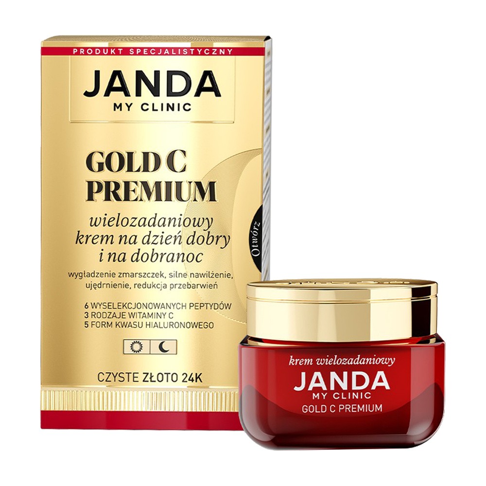 Janda Gold C Premium - Wielozadaniowy krem na dzień dobry i na dobranoc 50ml