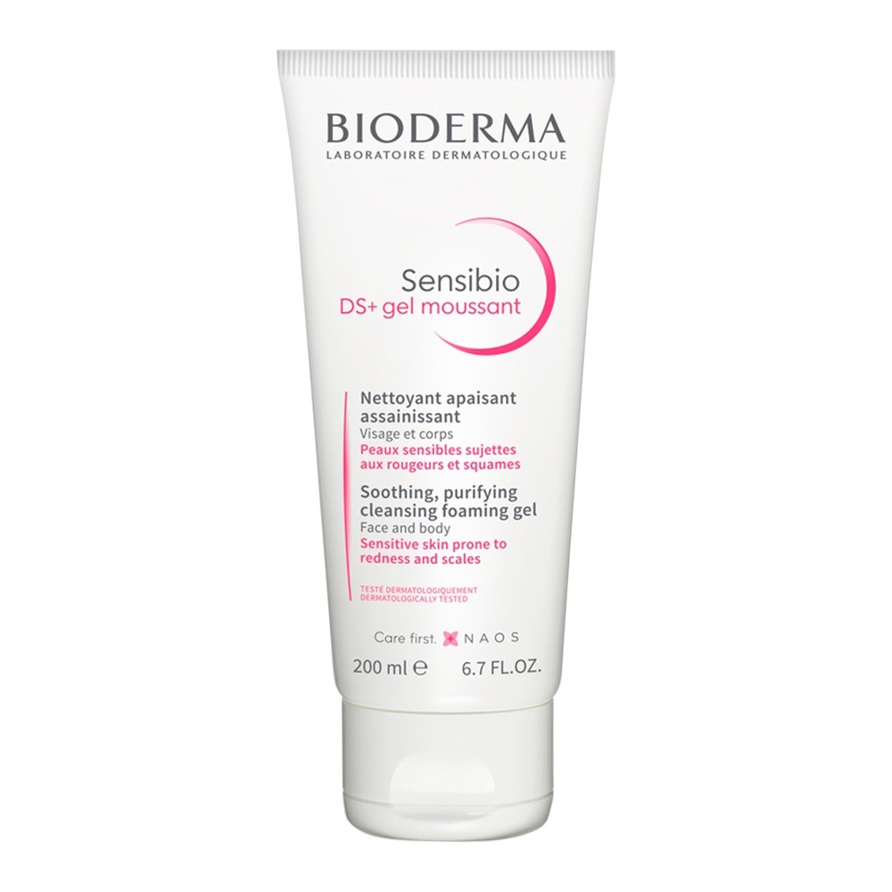 Bioderma Sensibio DS+ delikatny żel oczyszczający, 200 ml