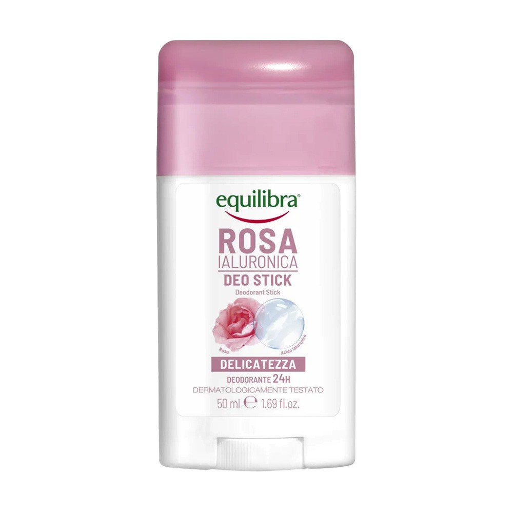 Equilibra Rosa Różany Dezodorant w sztyfcie z kwasem hialuronowym 50ml