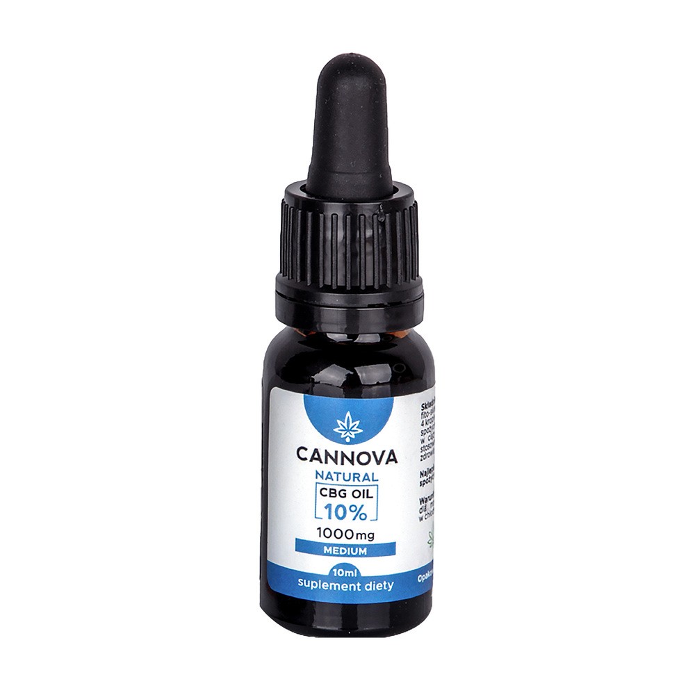Cannova, Cbg Natural 10% Olejek Konopny, 10 Ml