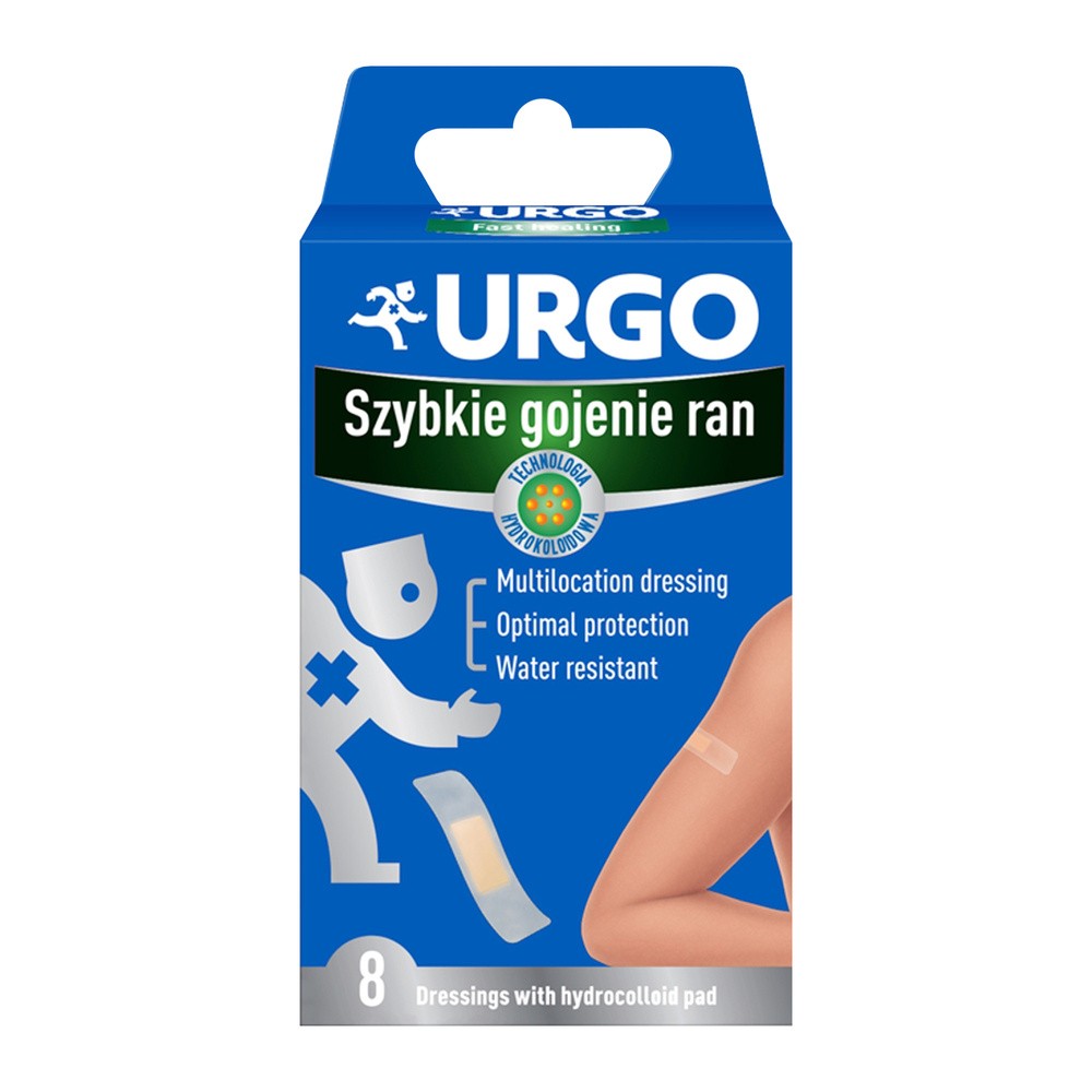 Urgo Szybkie gojenie ran, 8 sztuk