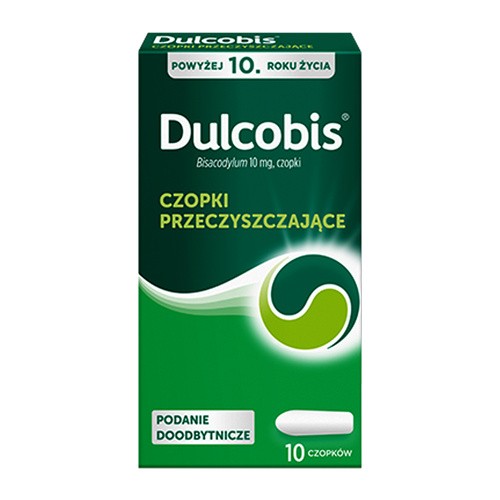 Dulcobis 10 mg, 10 czopków