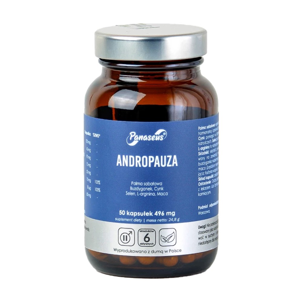 Panaseus Andropauza suplement diety 50 kaps.