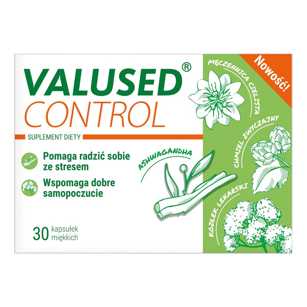 Valused Control, Suplement diety, 30 kaps.