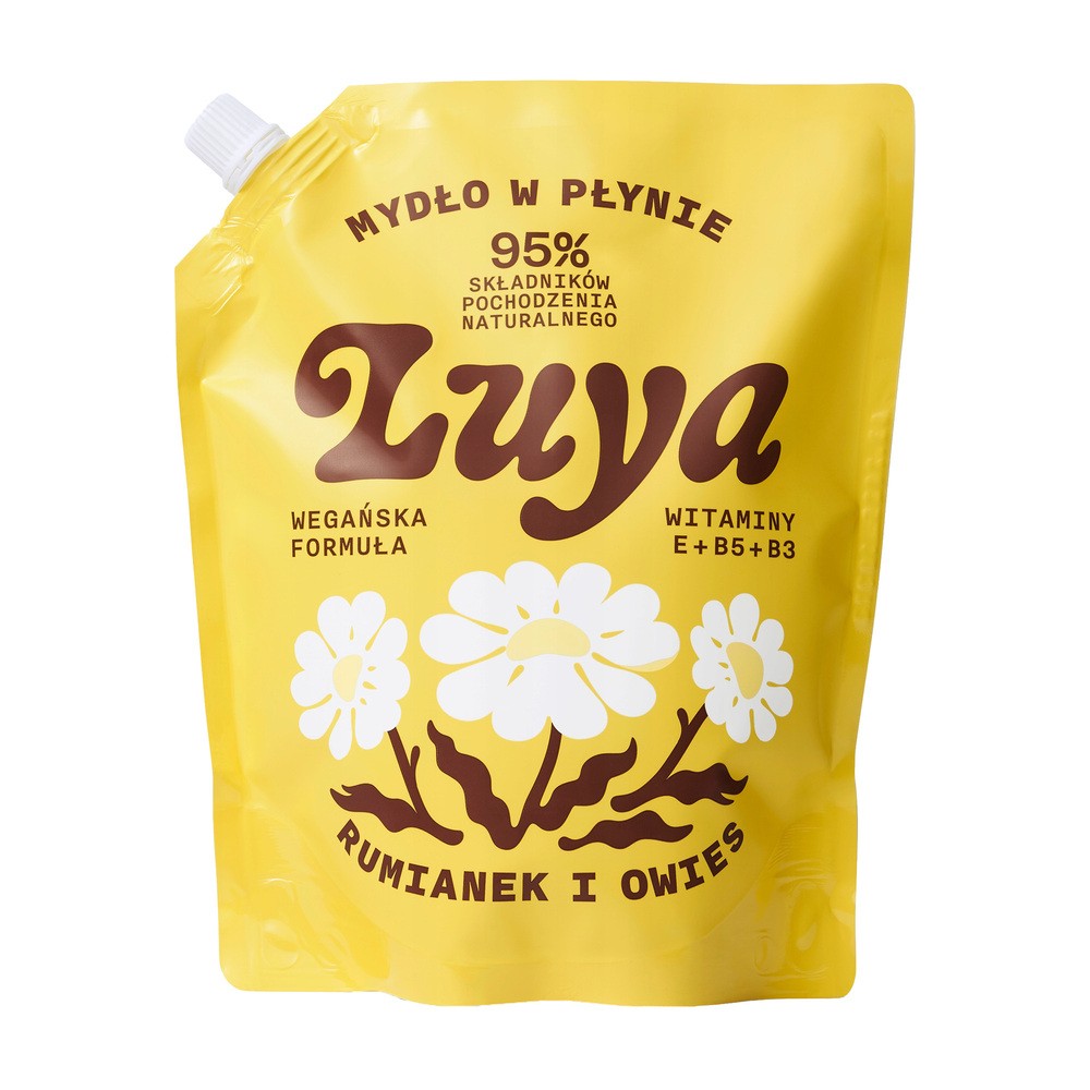 Luya Mydło do rąk w płynie Rumianek i Owies Refill 800ml