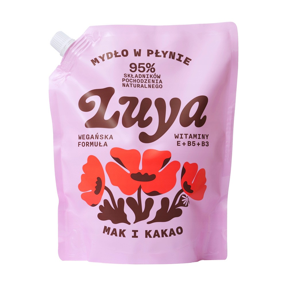 Mydło do rąk w płynie Mak i Kakao Refill 800ml