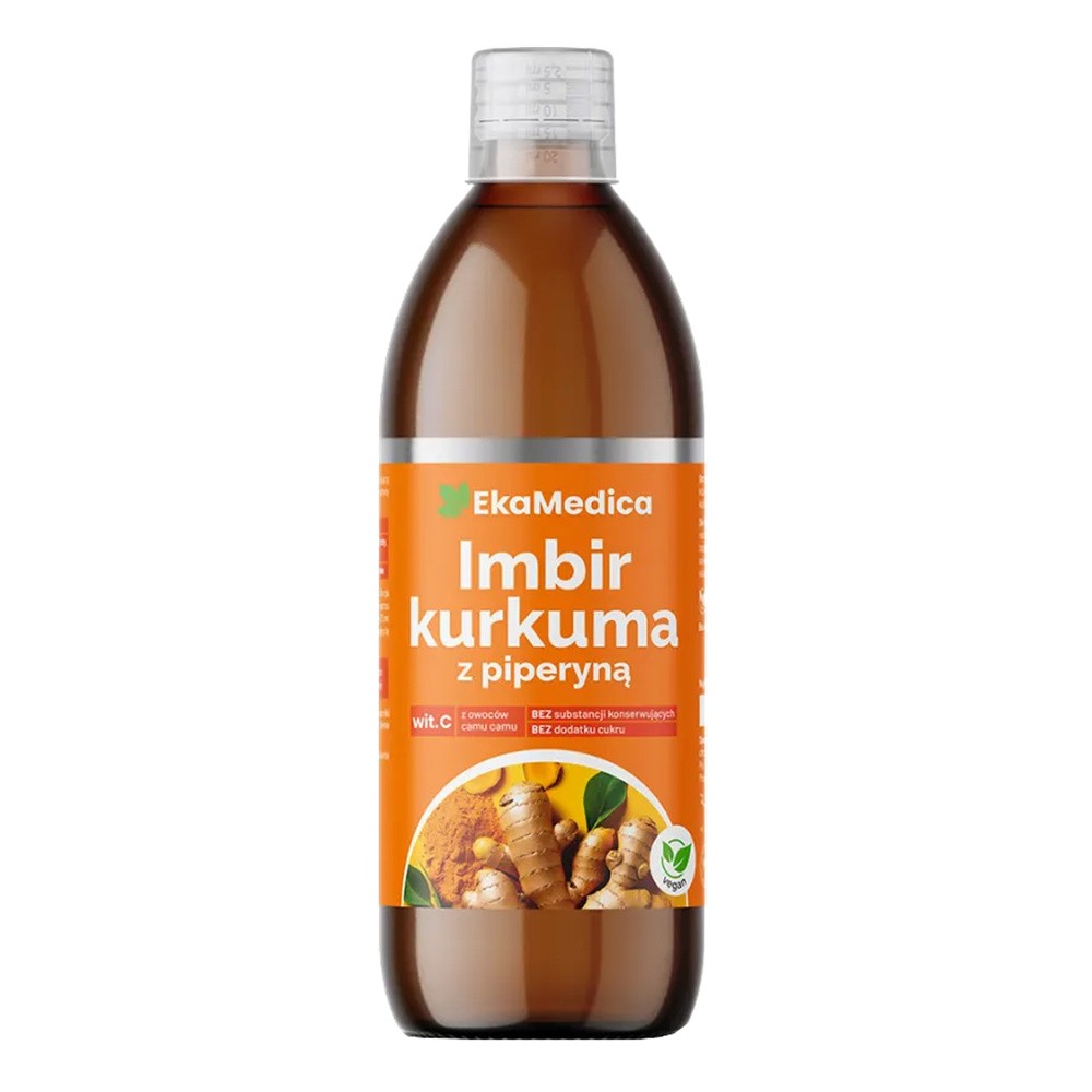 Ekamedica Imbir Kurkuma z piperyną 500 ml