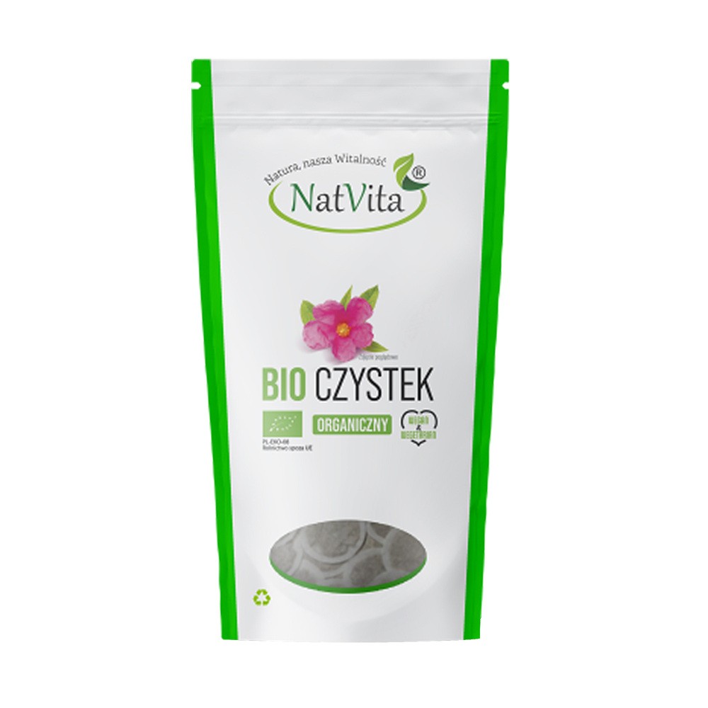 Ekologiczny Czystek Bio Zioło Naturalny Herbatka Saszetki 200szt NatVita