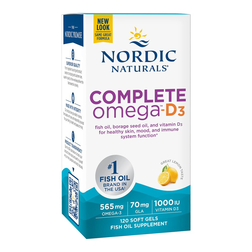 NORDIC NATURALS NORDIC NATURALS Complete Omega-D3 120caps