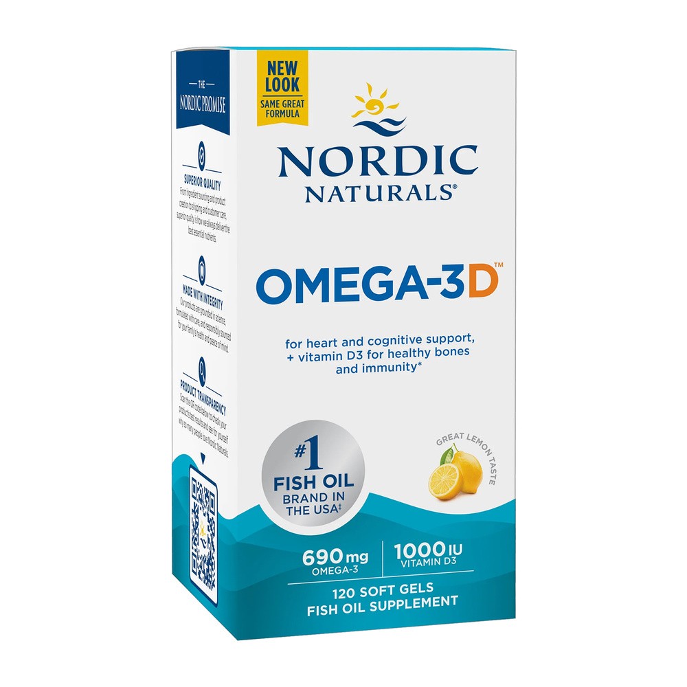 Omega Pharma Nordic Naturals 3D Cytryna (120 kaps) Nordic Naturals 2FD6-48361