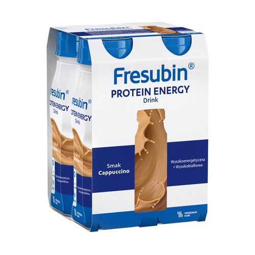 Fresubin Protein Energy Drink, preparat odżywczy, smak cappuccino, 4 x 200 ml