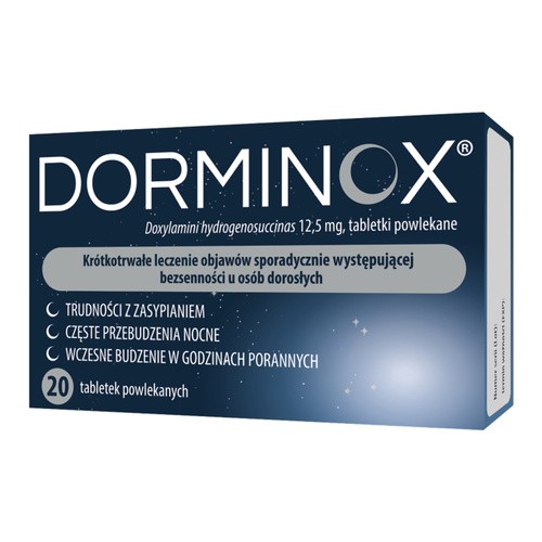 DORMINOX 12,5mg, 20 tabletek