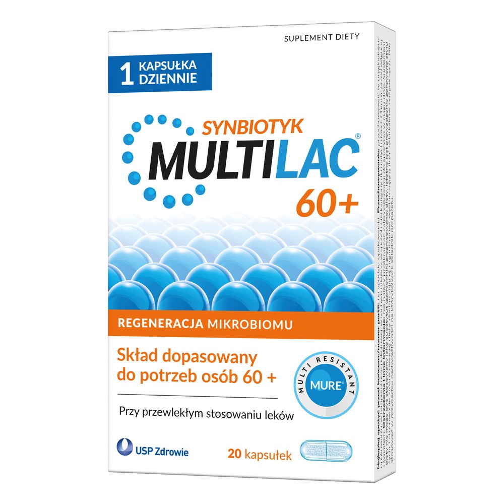 Multilac 60+ 20 Kapsułek