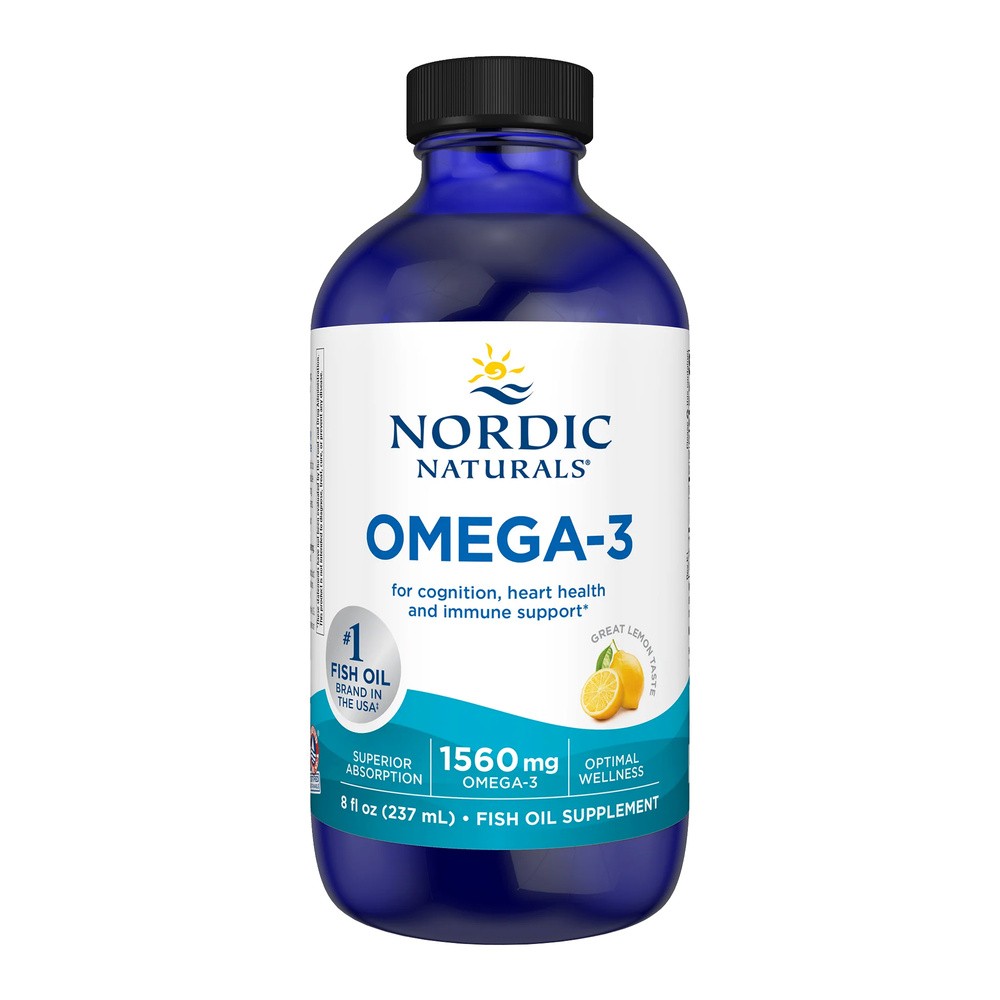 Nordic Naturals Nordic Naturals Omega-3 1560 mg smak cytrynowy - 237 ml NN027635
