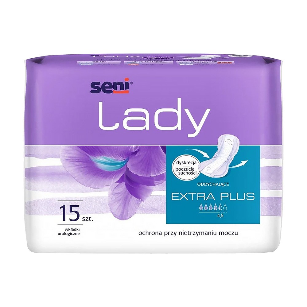 Seni Lady Extra Plus Wkładki Urologiczne 15 Szt.