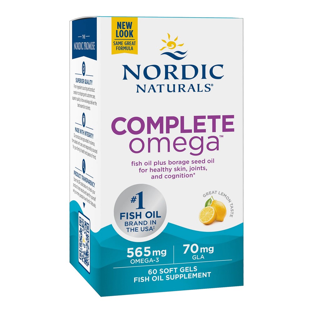 Nordic Naturals Sklep Nordic Naturals Complete Omega 565mg Lemon - 60 softgels