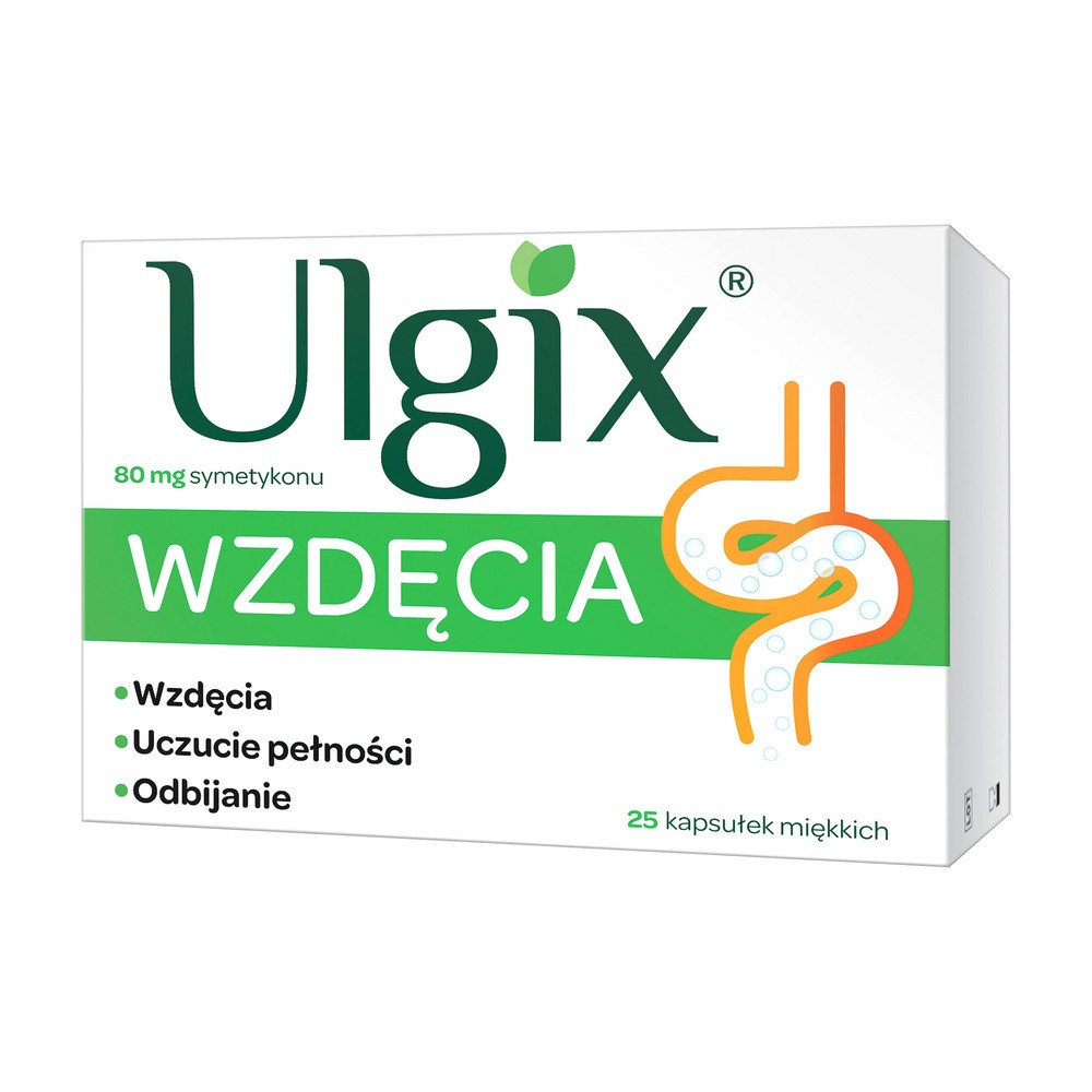 Ulgix Ulgix Ulgix na wzdęcia 25 kapsułek () 110838
