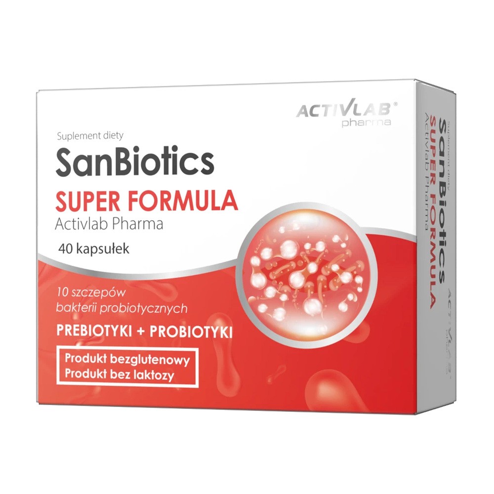 ACTIVLAB SANBIOTICS SUPER FORMULA 40 kapsułek