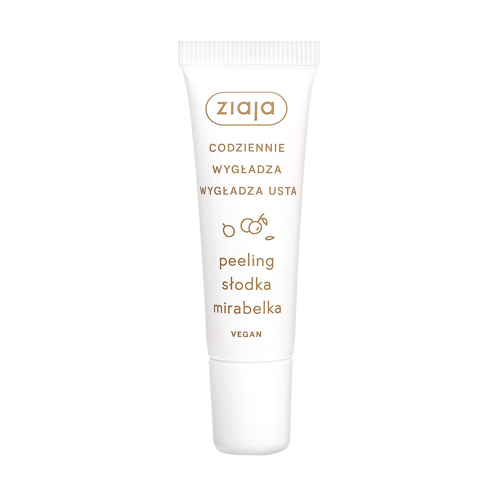 Ziaja codziennie nawilża peeling do ust słodka mirabelka 12 ml