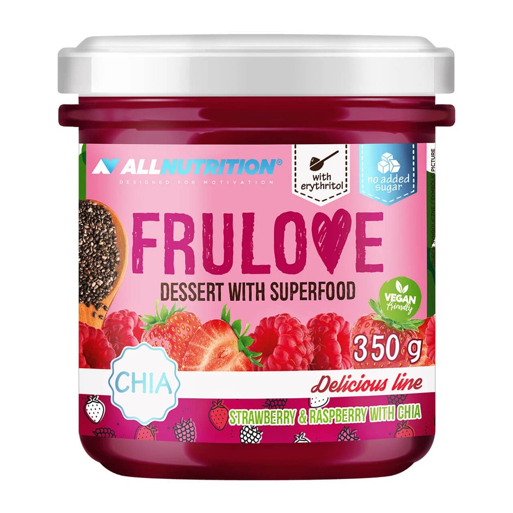 Allnutrition Frulove Dessert Superfood 350g Truskawka Malina Nasiona Chia