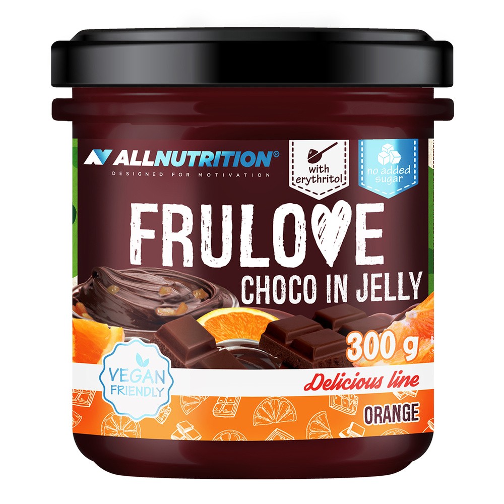 ALLNUTRITION FRULOVE CHOCO IN JELLY ORANGE 300G