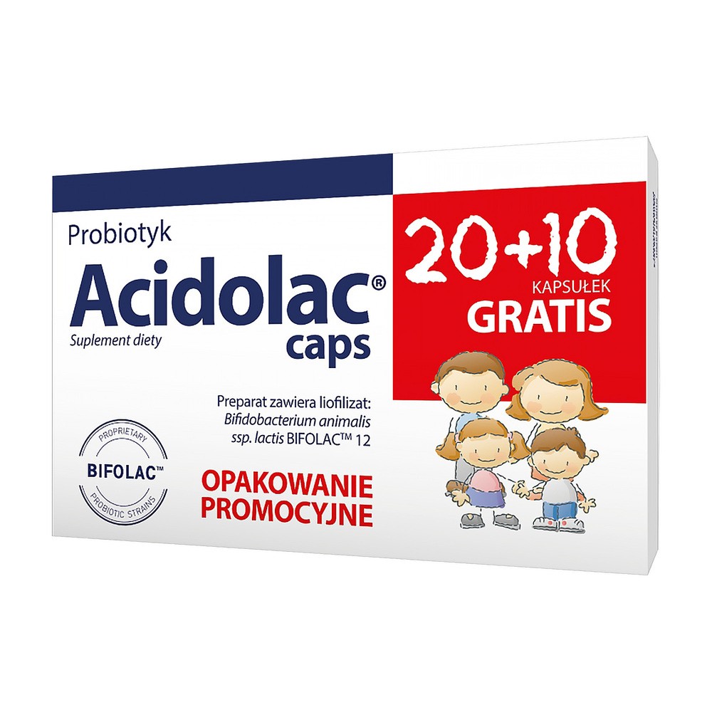 Acidolac Caps kapsułki - 30 kaps.
