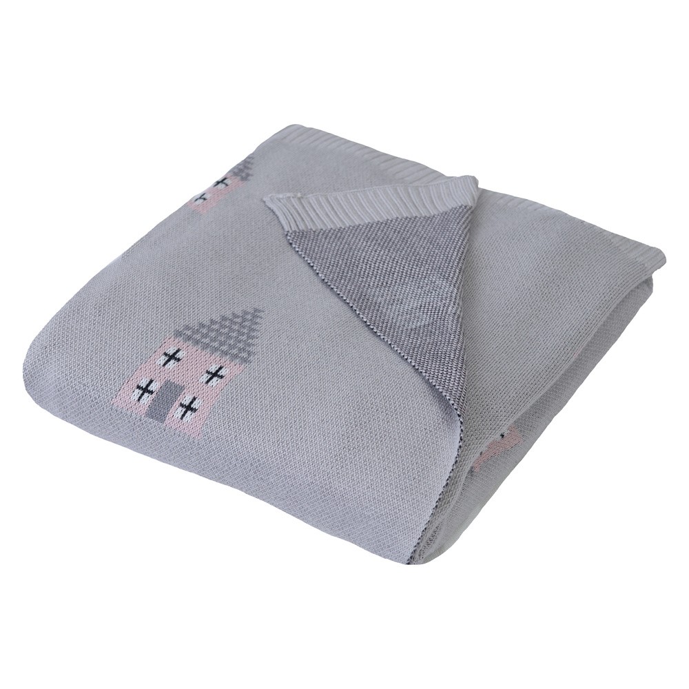 Kocyk Pattern bambusowy 80x100