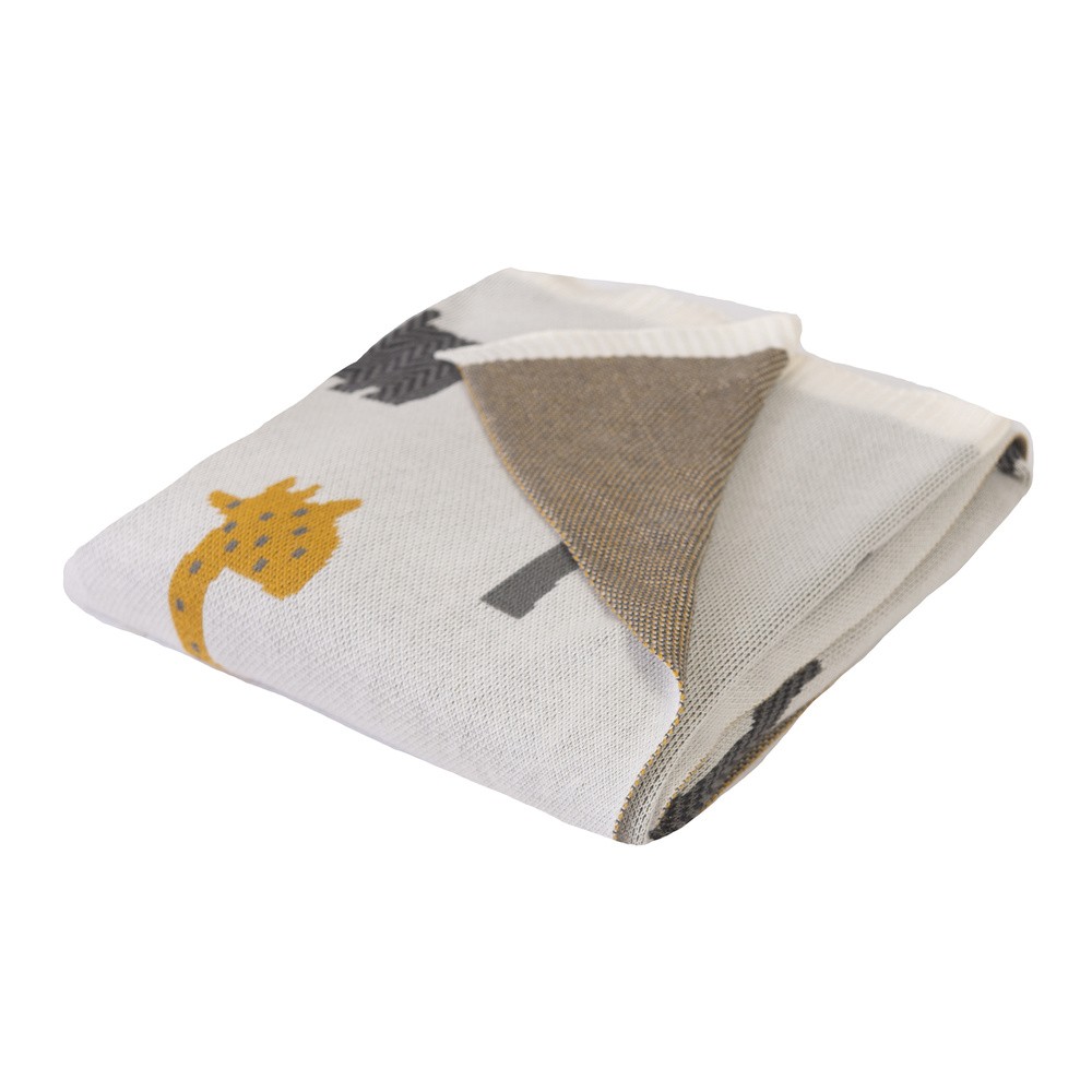 BabyMatex Kocyk Pattern bambusowy 80x100cm 5O39CI 5O39CI SAM One size