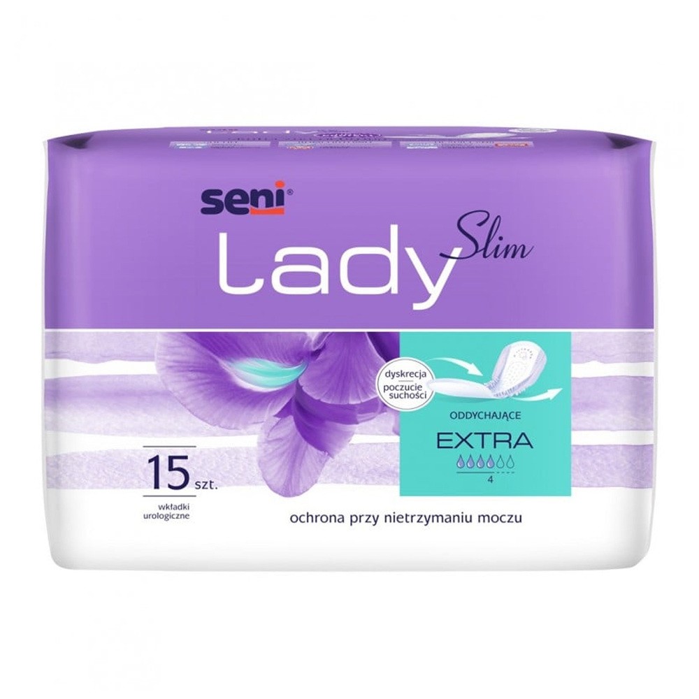 Seni Lady Slim Extra Wkładki urologiczne dla kobiet, 15 sztuk