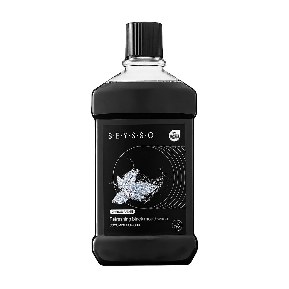 Seysso Carbon Płyn do płukania jamy ustnej Refreshing Black 500 ml