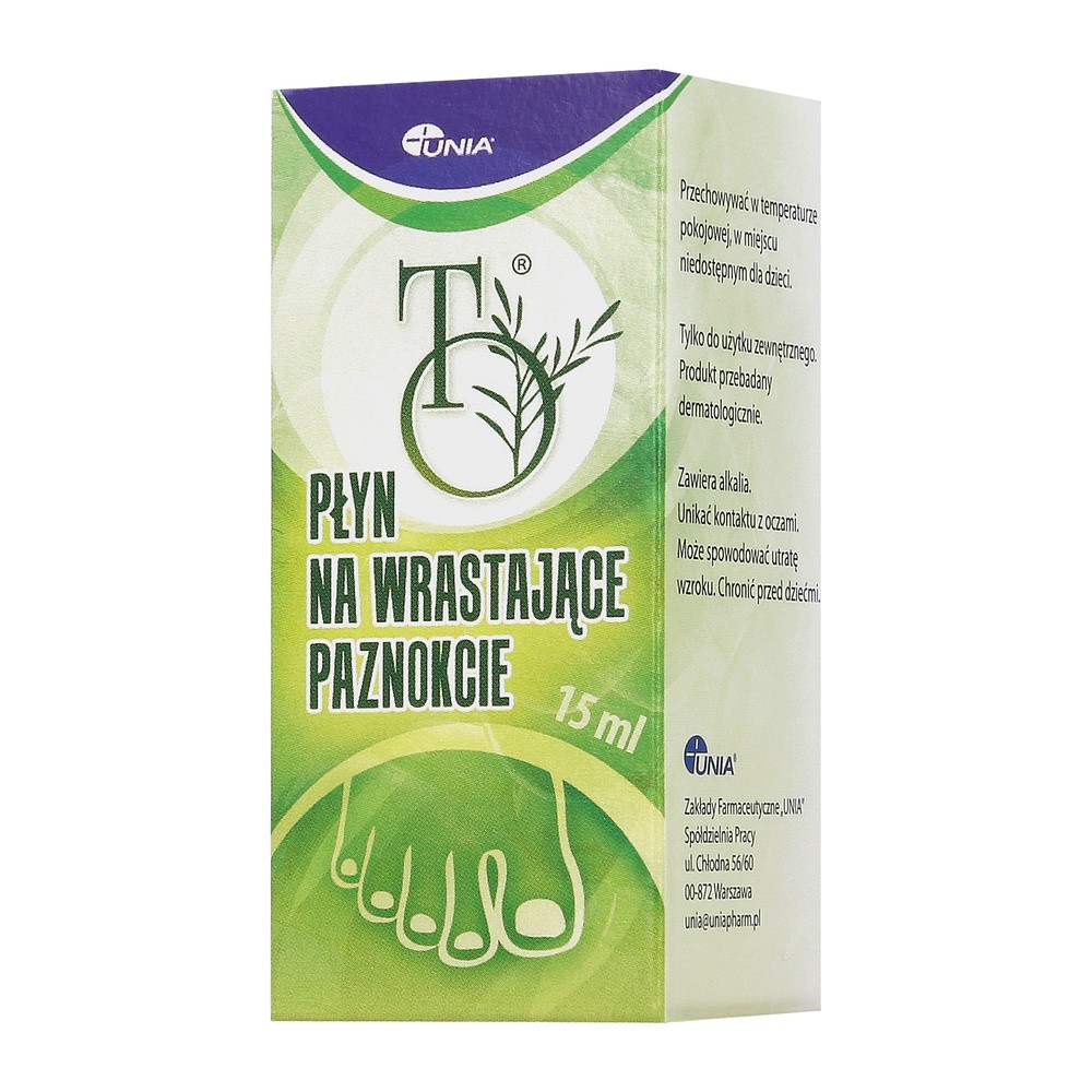Unia ZAKŁ.FARMACEUTYCZNE TO płyn na wrastające paznokcie 15 ml 7038243