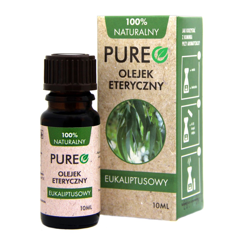 TRADIX Pureo 100% naturalny olejek eteryczny Eukaliptusowy 10 ml