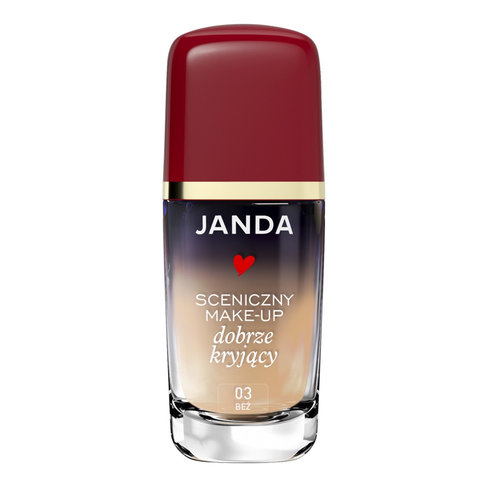 Janda Make-Up Sceniczny dobrze kryjący nr 03 beż 30ml