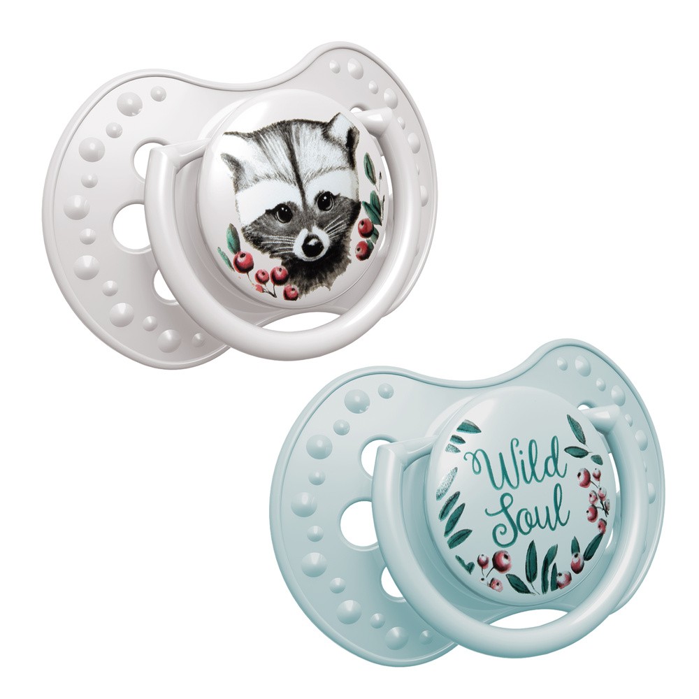 Lovi Lovi Dynamiczny smoczek uspokajający 3-6 m-ce Wild Soul Boy - 2 szt.