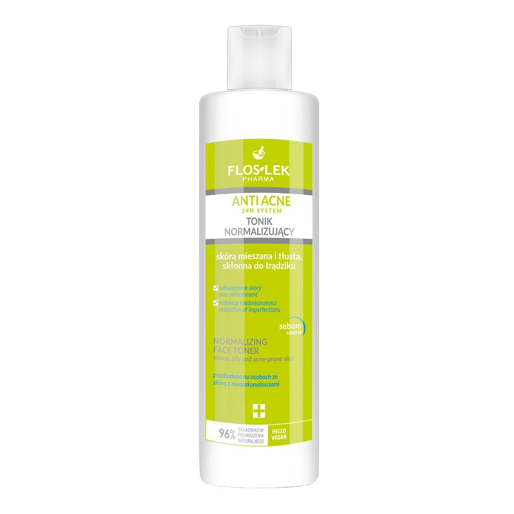 FLOSLEK Anti-Acne 24H System Tonik Normalizujący 225ml