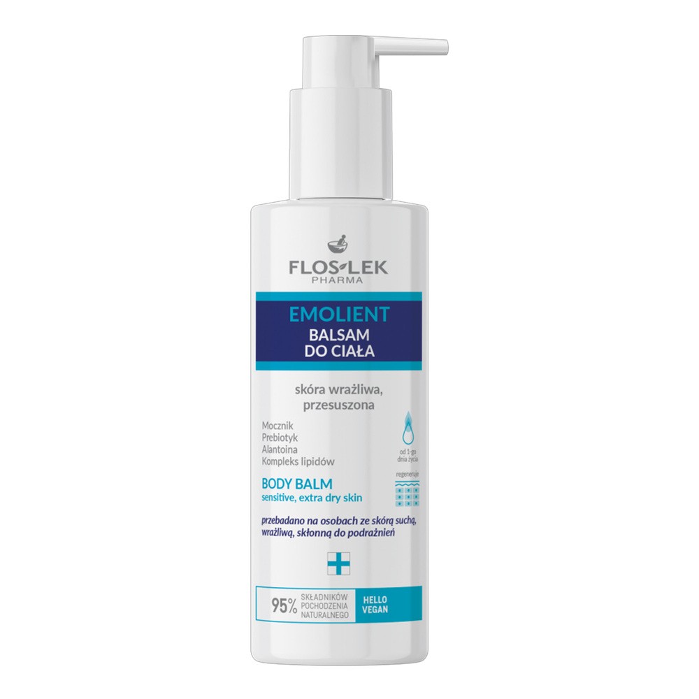 Floslek Emolient, Balsam Do Ciała Skóra Wrażliwa, Przesuszona, 175 Ml