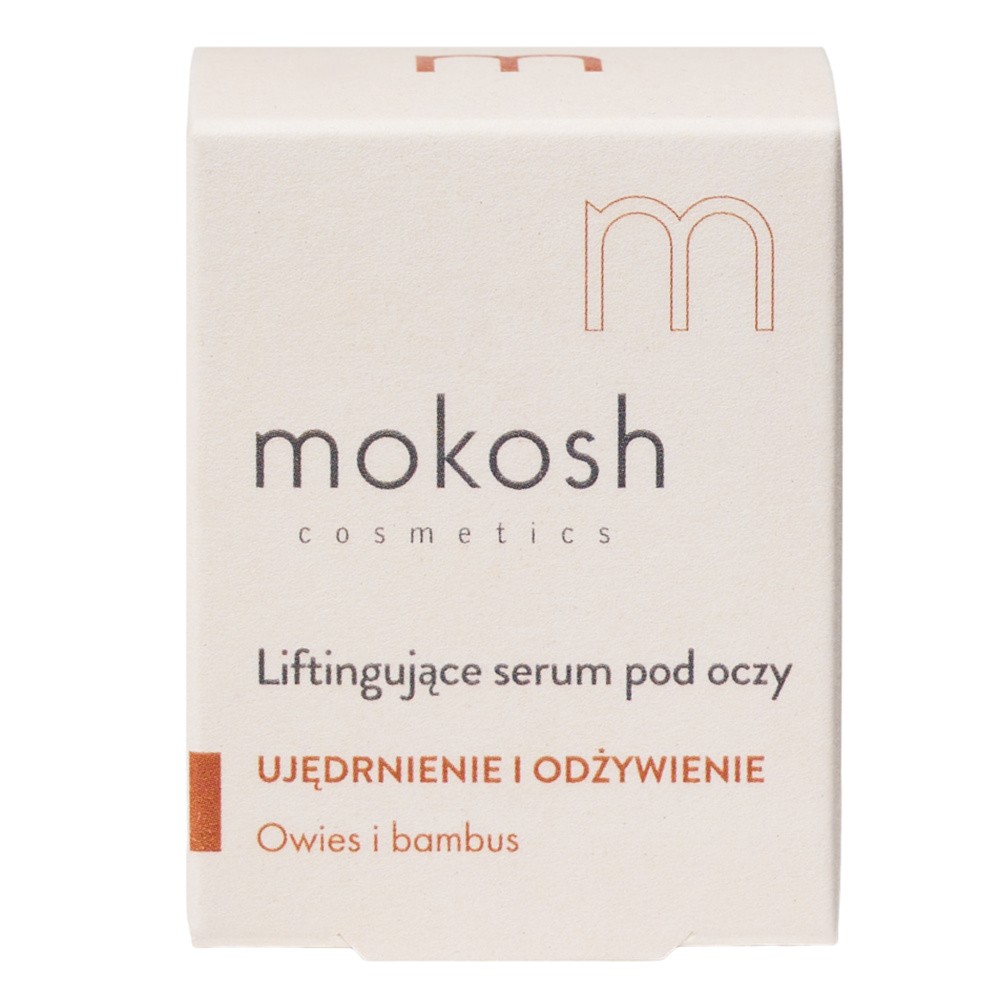 MOKOSH Liftingujące serum pod oczy Owies i bambus