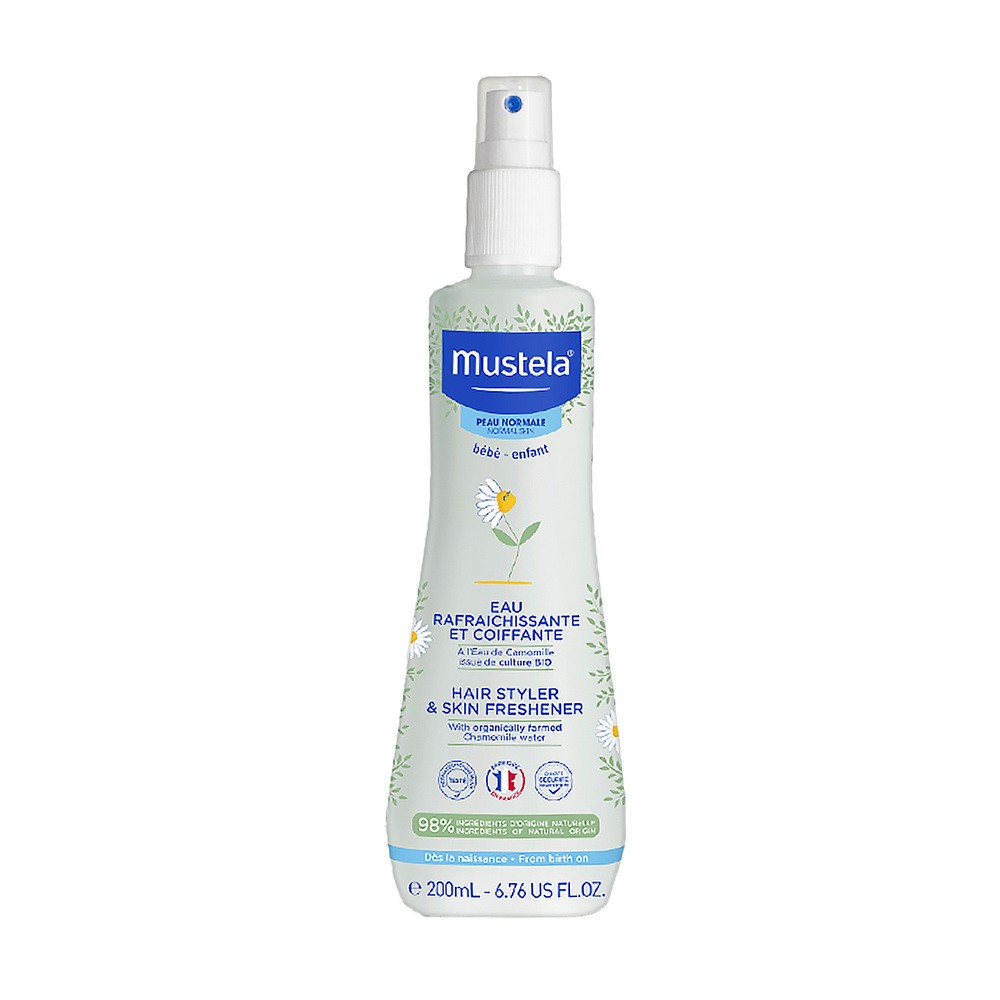 Mustela - Odświeżający spray ułatwiający rozczesywanie włosów 200ml