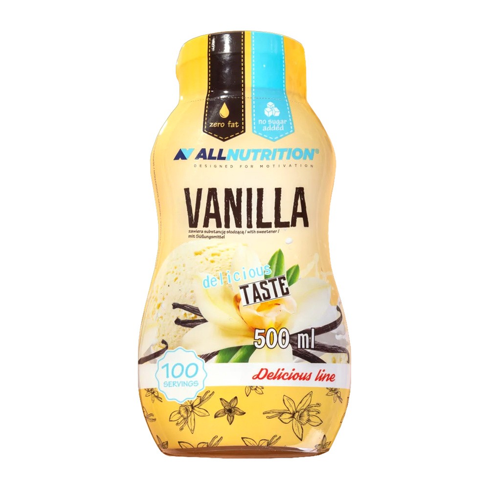 AllNutrition Zero calorie syrup sweet) 500 ml wanilia