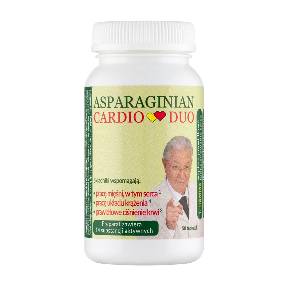Unipharm INC Asparginian Cardio Duo 50 szt.