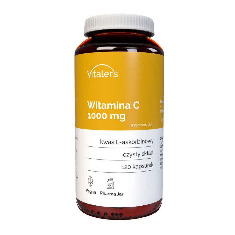 Vitaler's, Witamina C 1000 mg, 120 kaps.