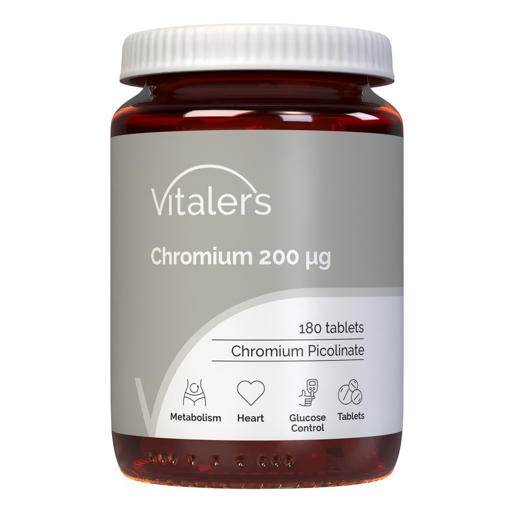 Vitaler's, Chromium (Chrom) 200 µg, 180 tab.