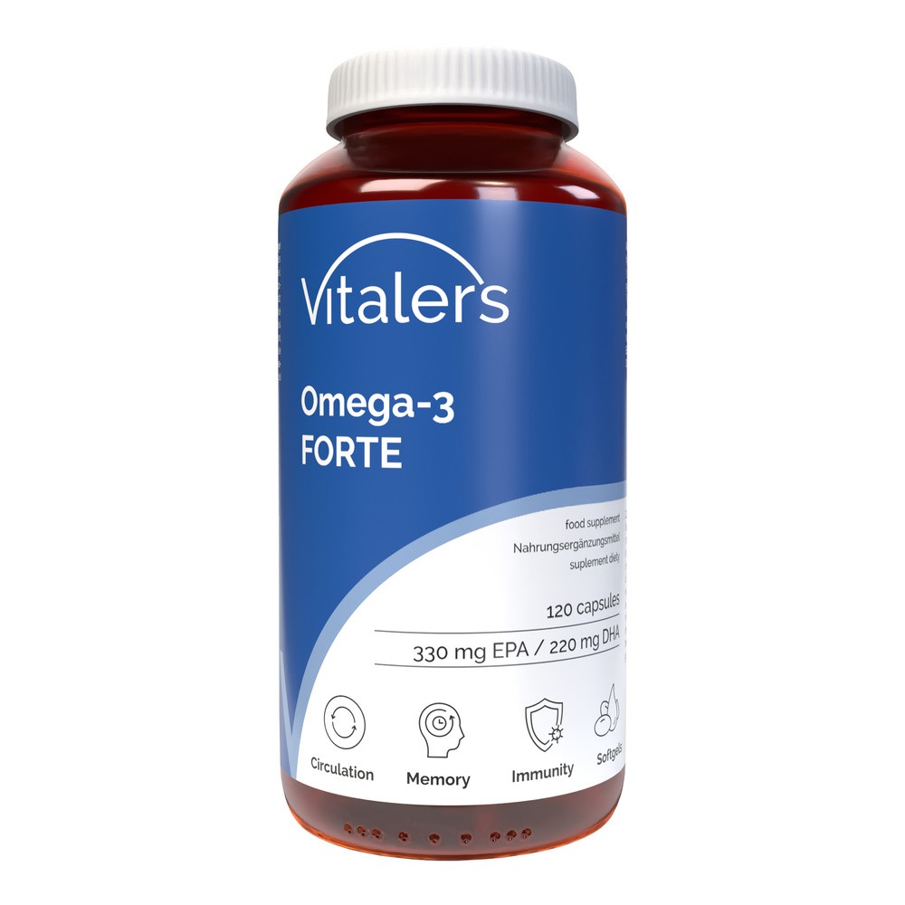 Vitaler's, Omega-3 FORTE 1000 mg, 120 kaps.
